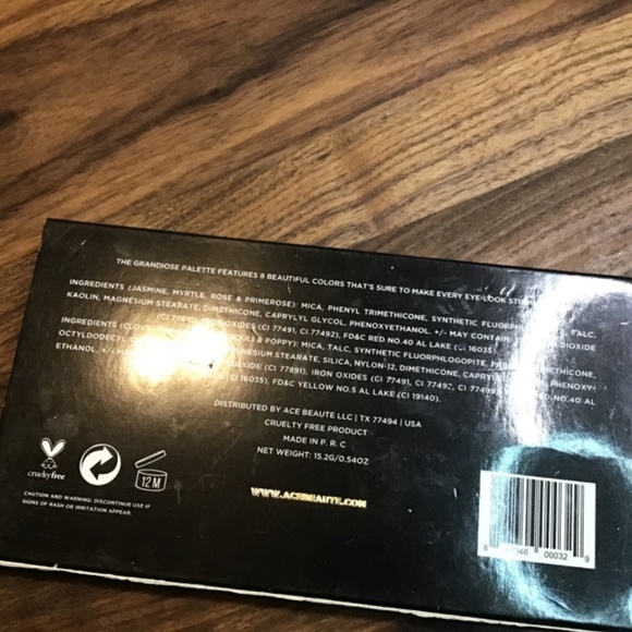 Ace beaute grandiose pallet, BNIB, eyeshadow pallet - Picture 2 of 7